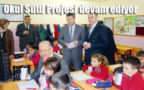 Okul Sütü Projesi devam ediyor