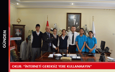 Okur: ?İnterneti gereksiz yere kullanmayın?
