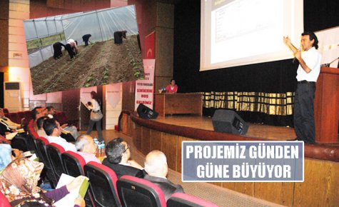 ?ÖRTÜALTI SEBZE YETİŞTİRİCİLİĞİ? PROJESİ BÜYÜYOR