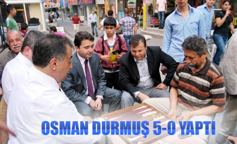OSMAN DURMUŞ 5-0 YAPTI