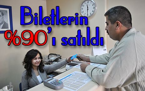 Otobüs biletlerinin %90?ı satıldı