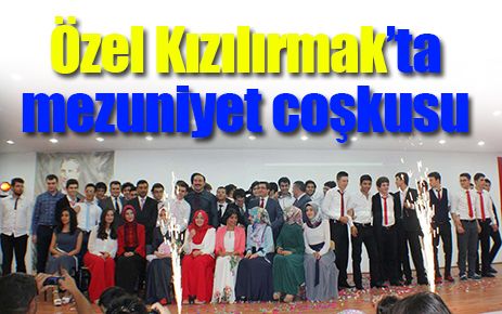 Özel Kızılırmak`ta mezuniyet coşkusu