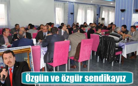 Özgün ve özgür sendikayız