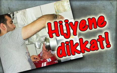Paslı ve küflü makinelerde kıyma çektirmeyin
