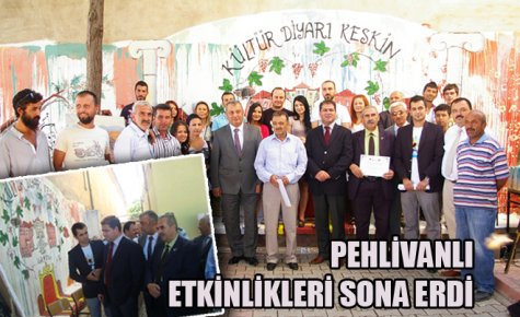 PEHLİVANLI ETKİNLİKLERİ SONA ERDİ