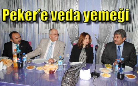 Peker?e veda yemeği 