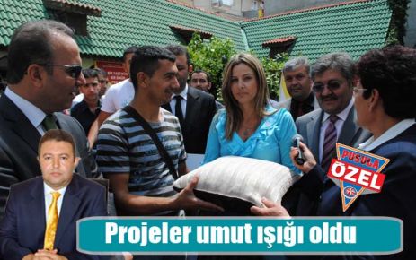 Projeler umut ışığı oldu