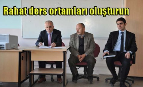 Rahat ders ortamları oluşturun