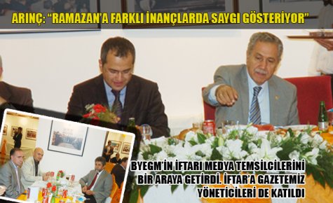 RAMAZAN?A FARKLI İNANÇLARDA SAYGI GÖSTERİYOR