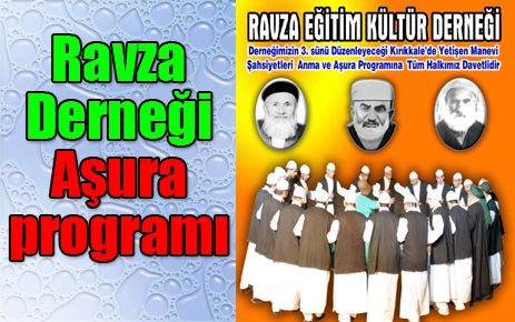 Ravza Derneği?nden Aşura Programı