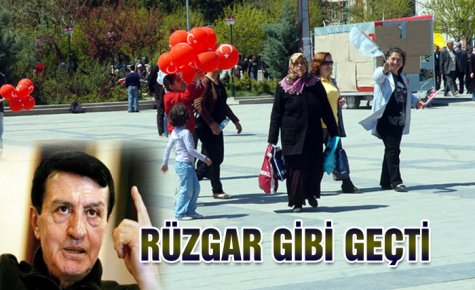 RÜZGAR GİBİ GEÇTİ