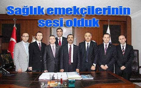 Sağlık emekçilerinin sesi olduk 