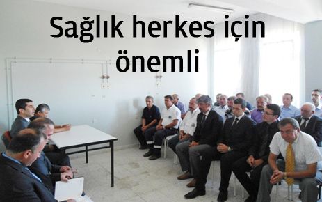 Sağlık herkes için önemli