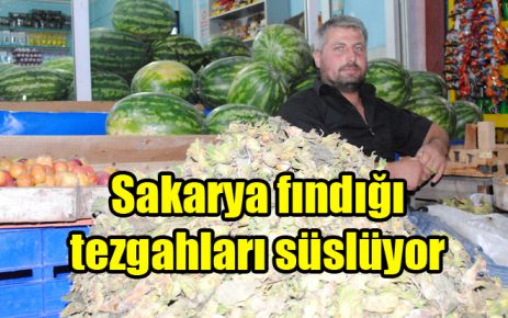 Sakarya fındığı tezgahları süslüyor 