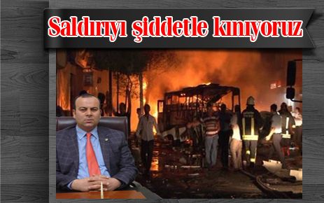 Saldırıyı şiddet ve nefretle kınıyoruz 