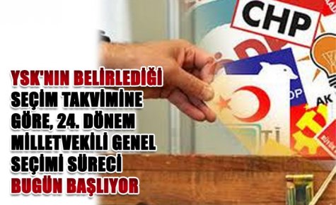 SEÇİM SÜRECİ BAŞLIYOR