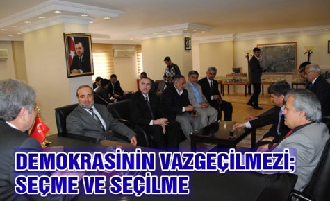 SEÇME VE SEÇİLME HAKKI DEMOKRASİNİN VAZGEÇİLMEZİDİR