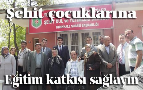 Şehit çocuklarına katkı sağlayın