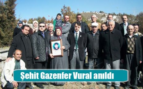 Şehit Gazenfer Vural anıldı