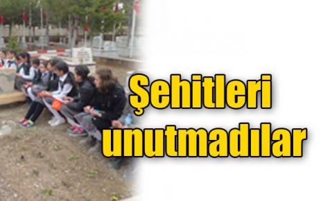Şehitleri unutmadılar 
