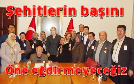 Şehitlerin başını asla öne eğdirmeyeceğiz