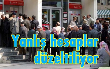 SGK, geçmişte yanlış hesaplanmış aylıkları tespit etti