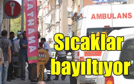 Sıcaklar bayıltıyor