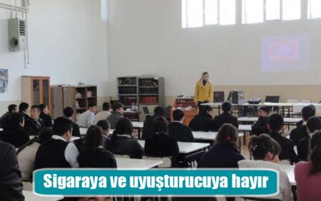 Sigaraya ve uyuşturucuya hayır 
