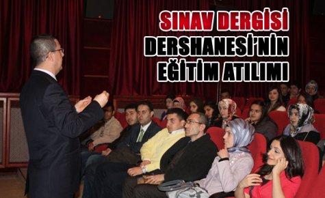 SINAV DERGİSİ DERSHANESİ?NİN EĞİTİM ATILIMI