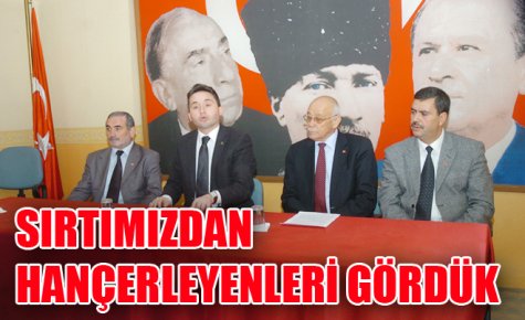 SIRTIMIZDAN HANÇERLEYENLERİ GÖRDÜK