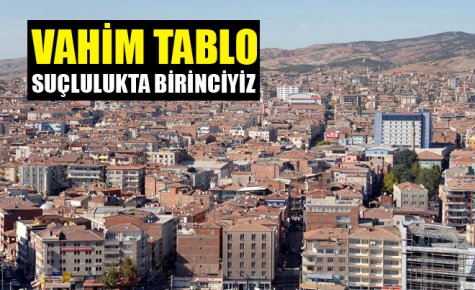 SUÇLULUKTA BİRİNCİYİZ