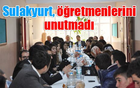 Sulakyurt öğretmenlerini unutmadı