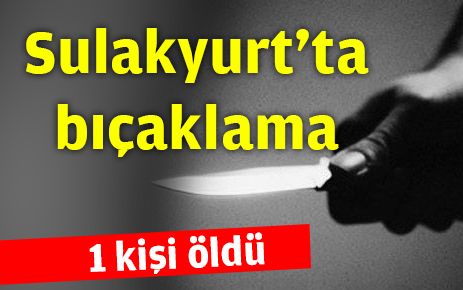 Sulakyurt?ta cinayet