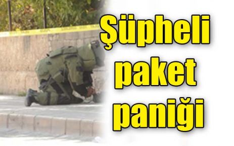 Şüpheli paket paniği
