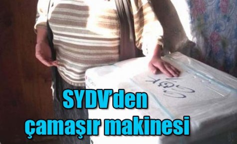 SYDV?den çamaşır makinesi