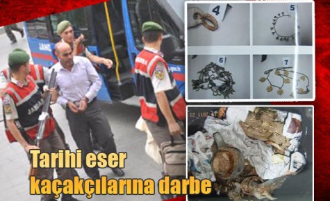 Tarihi eser kaçakçılarına darbe