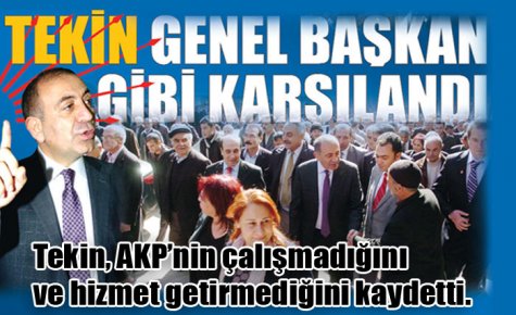 TEKİN GENEL BAŞKAN GİBİ