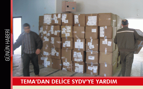 TEMA?dan Delice SYDV?YE yardım