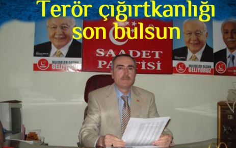 Terör çığırtkanlığı yapanlar susturulmalı