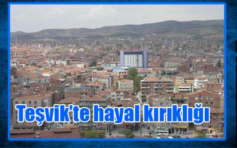 Teşvik?te hayal kırıklığı