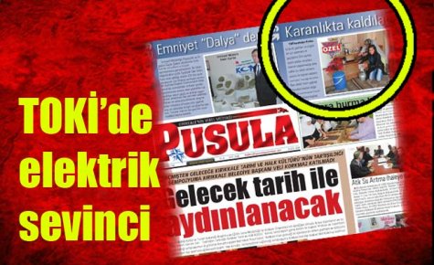 TOKİ?de elektrik sevinci