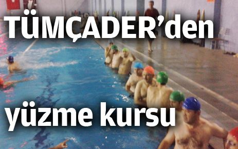 TÜMÇADER, yüzme kurs düzenledi