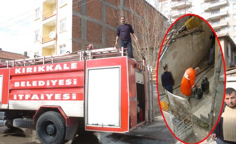TÜP EVİ YAKTI