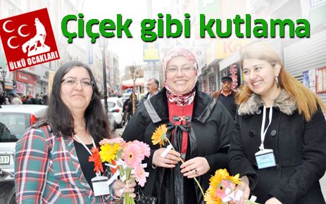 ?Ülkü Ocakları?ndan Çiçek Gibi Kutlama
