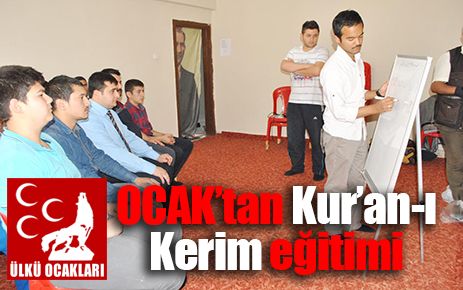 Ülkü Ocakları?ndan Kur?an-ı Kerim Dersi