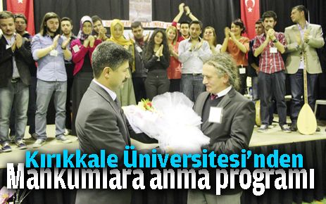 Üniversitelilerden mahkumlara anma programı