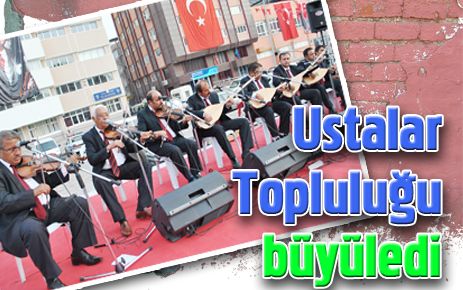 Ustalar Topluluğu Konseri büyüledi 