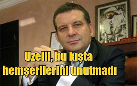 Uzelli, bu kışta hemşerilerini unutmadı 