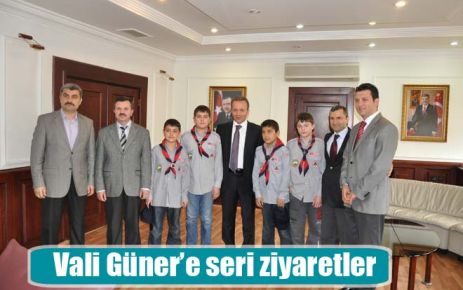 Vali Güner?e seri ziyaretler