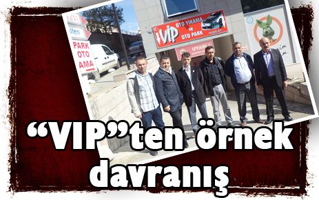 Vip oto yıkamadan örnek uygulama